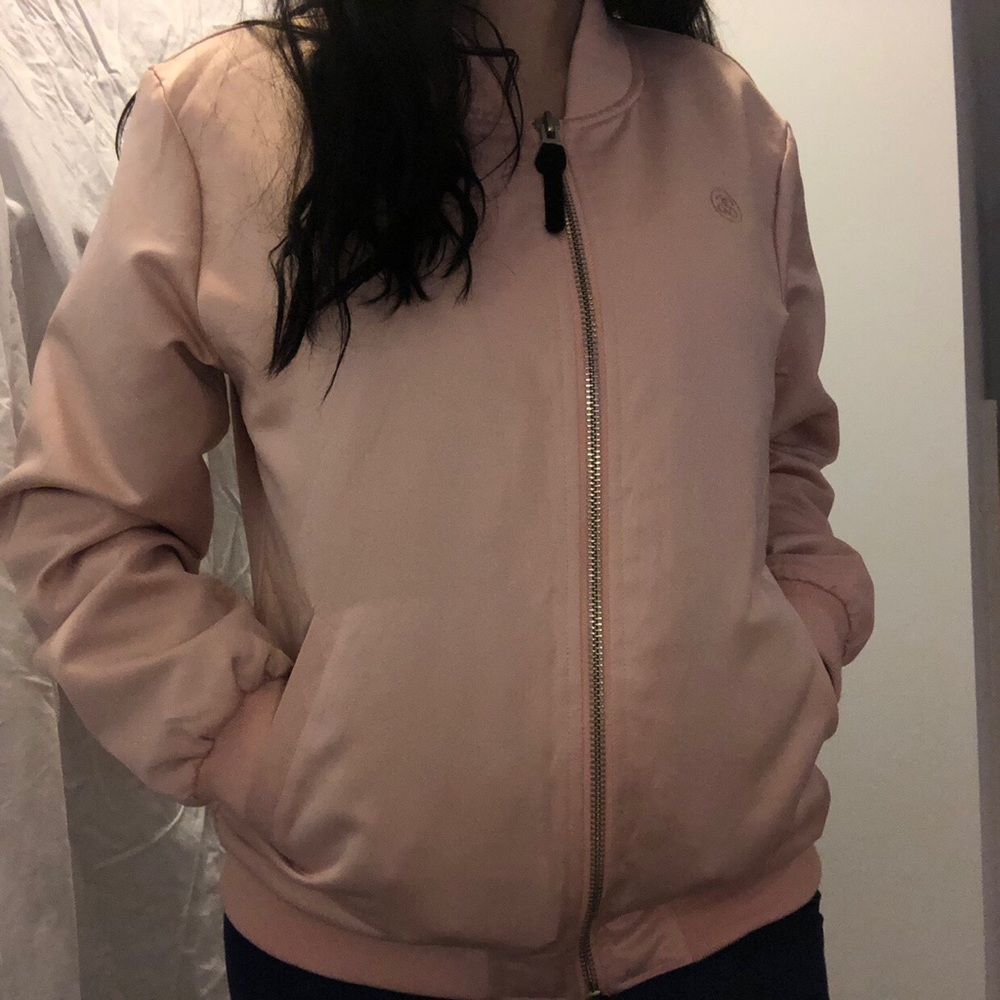 Unisex Stüssy Pink Bomber Jacket